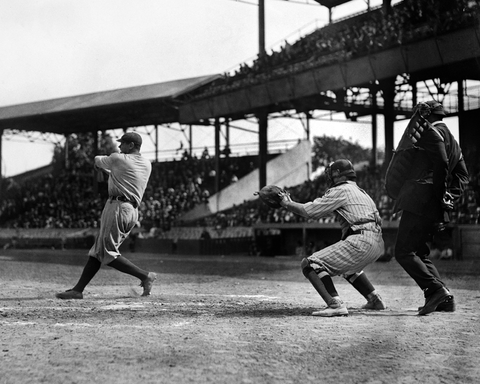 Babe Ruth At Bat