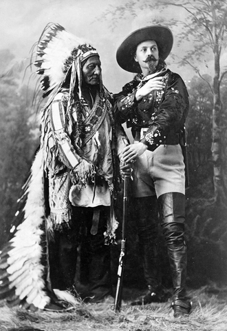 Sitting Bull and Buffalo Bill.