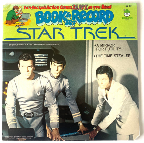 Star Trek Book and Record Set - "A Mirror For Futility" & "The Time Stealer"