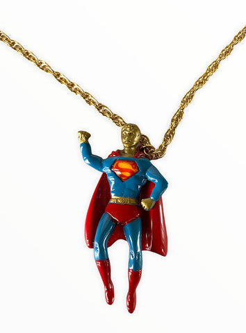 Vintage 1978 Superman Necklace